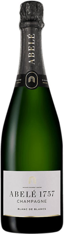 83,95 € Kostenloser Versand | Weißer Sekt Henri Abelé 1757 Blanc de Blancs A.O.C. Champagne Champagner Frankreich Chardonnay Flasche 75 cl