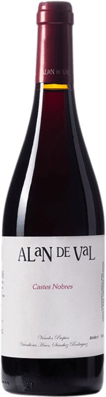 15,95 € 送料無料 | 赤ワイン Alan de Val Castes Nobres D.O. Valdeorras ガリシア スペイン Sousón, Caíño Black, Brancellao ボトル 75 cl