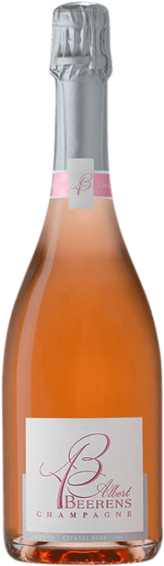 57,95 € 免费送货 | 玫瑰气泡酒 Albert Beerens Cuvée Éternel Rosé A.O.C. Champagne 香槟酒 法国 Pinot Black, Chardonnay, Pinot Meunier 瓶子 75 cl