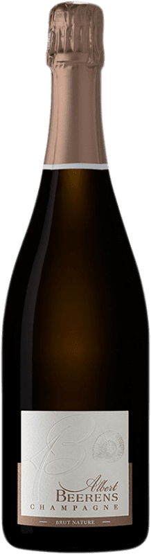 44,95 € Kostenloser Versand | Weißer Sekt Albert Beerens Brut Natur A.O.C. Champagne Champagner Frankreich Spätburgunder, Pinot Meunier Flasche 75 cl