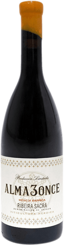 26,95 € Free Shipping | Red wine Alma das Donas Alma3Once Barrica D.O. Ribeira Sacra Galicia Spain Mencía Bottle 75 cl