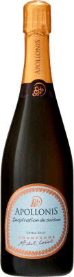 78,95 € 免费送货 | 白起泡酒 Michel Loriot Apollonis Inspiration de Saison Extra Brut — 特干型起泡酒 A.O.C. Champagne 香槟酒 法国 Chardonnay — 莎当妮, Pinot Meunier — 黑皮诺·莫尼耶 75 cl