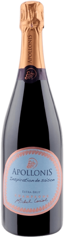 69,95 € 送料無料 | 白スパークリングワイン Michel Loriot Apollonis Inspiration de Saison エキストラブラット A.O.C. Champagne シャンパン フランス Chardonnay, Pinot Meunier ボトル 75 cl
