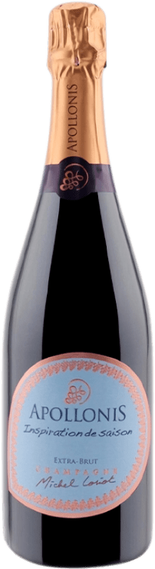 68,95 € Envoi gratuit | Vin Mousseux Blanc Michel Loriot Apollonis Inspiration de Saison Extra Brut A.O.C. Champagne Champagne France Chardonnay, Pinot Meunier Bouteille 75 cl