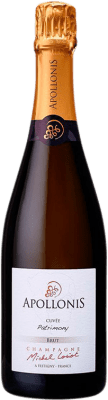 36,95 € Kostenloser Versand | Weißer Sekt Michel Loriot Apollonis Patrimony Brut — Herb A.O.C. Champagne Champagner Frankreich Chardonnay, Pinot Meunier — Schwarzriesling Flasche 75 cl