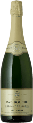 12,95 € 免费送货 | 白起泡酒 B&B Bouché Brut Nature A.O.C. Crémant de Limoux 朗格多克 - 鲁西荣 法国 Pinot Black, Chardonnay, Chenin White 瓶子 75 cl