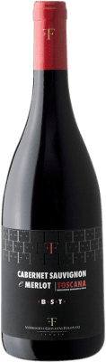 15,95 € Spedizione Gratuita | Vino rosso Baby Super Cabernet Sauvignon e Merlot I.G.T. Toscana Toscana Italia Merlot, Cabernet Sauvignon Bottiglia 75 cl