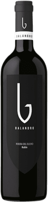 8,95 € Free Shipping | Red wine Balandro Oak D.O. Ribera del Duero Castilla y León Spain Tempranillo Bottle 75 cl