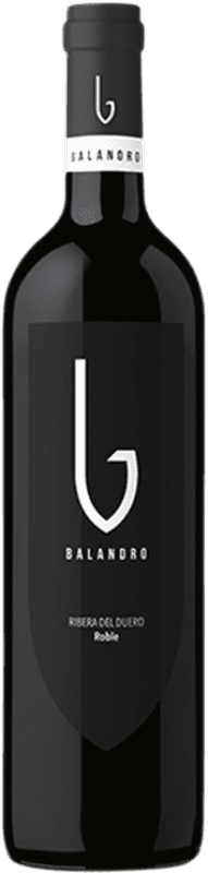 8,95 € Kostenloser Versand | Rotwein Balandro Eiche D.O. Ribera del Duero Kastilien und León Spanien Tempranillo Flasche 75 cl