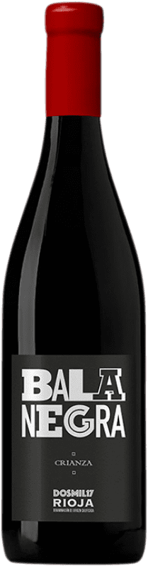 12,95 € Spedizione Gratuita | Vino rosso Balandro Bala Negra Crianza D.O.Ca. Rioja Paese Basco Spagna Tempranillo, Graciano Bottiglia 75 cl