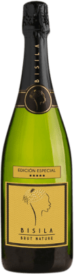 6,95 € 送料無料 | 白スパークリングワイン Bisila Edición Especial ブルットの自然 D.O. Cava カタロニア スペイン Chardonnay ボトル 75 cl