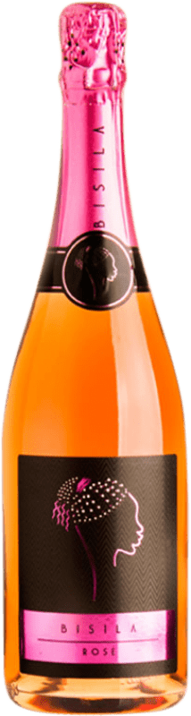 5,95 € 免费送货 | 桃红起泡酒 Bisila Rosé — 桃红葡萄酒, 限量版 D.O. Cava 加泰罗尼亚 西班牙 Garnacha — 歌海娜 75 cl