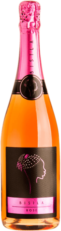5,95 € Envío gratis | Espumoso rosado Bisila Rosé Edición Especial D.O. Cava Cataluña España Garnacha Botella 75 cl