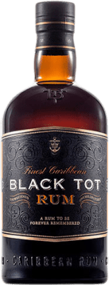 51,95 € 免费送货 | 朗姆酒 Black Tot Rum Finest Caribbean Rum 菲律宾 瓶子 70 cl