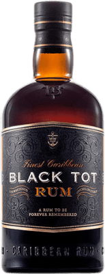 51,95 € Spedizione Gratuita | Rum Black Tot Rum Finest Caribbean Rum Filippine Bottiglia 70 cl