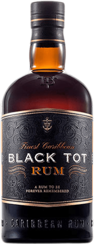 27,95 € Envio grátis | Rum Black Tot Rum Caribbean Filipinas 70 cl
