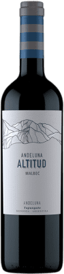 24,95 € 免费送货 | 红酒 Andeluna Altitud I.G. Valle de Uco 门多萨 阿根廷 Malbec 瓶子 75 cl