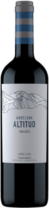 19,95 € Free Shipping | Red wine Andeluna Altitud I.G. Tupungato Mendoza Argentina Malbec Bottle 75 cl