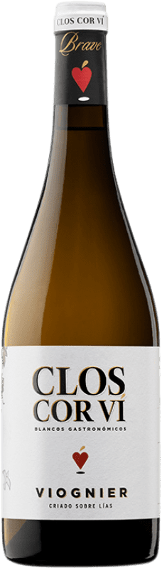 10,95 € Spedizione Gratuita | Vino bianco Clos Cor Ví Crianza D.O. Valencia Comunità Valenciana Spagna Viognier Bottiglia 75 cl