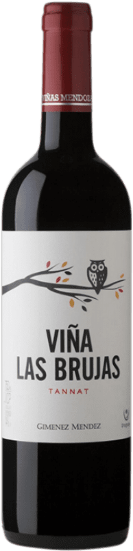 19,95 € Envío gratis | Vino tinto Giménez Méndez Viña las Brujas Uruguay Tannat Botella 75 cl