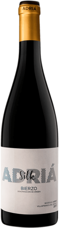 9,95 € Free Shipping | Red wine Adriá Silk D.O. Bierzo Castilla y León Spain Mencía Bottle 75 cl