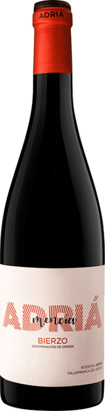 9,95 € Envío gratis | Vino tinto Adriá Silk D.O. Bierzo Castilla y León España Mencía Botella 75 cl