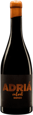 19,95 € Envío gratis | Vino tinto Adriá Velvet D.O. Bierzo Castilla y León España Mencía Botella 75 cl