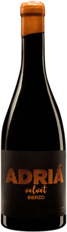 16,95 € Spedizione Gratuita | Vino rosso Adriá Velvet D.O. Bierzo Castilla y León Spagna Mencía Bottiglia 75 cl
