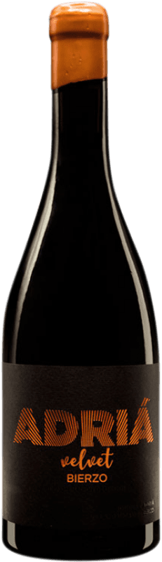 17,95 € Free Shipping | Red wine Adriá Velvet D.O. Bierzo Castilla y León Spain Mencía Bottle 75 cl