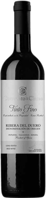 12,95 € Free Shipping | Red wine Convento de Las Claras D.O. Ribera del Duero Castilla y León Spain Tempranillo Bottle 75 cl