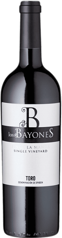 15,95 € Envío gratis | Vino tinto Francisco Casas Los Bayones Finca la Manga D.O. Toro Castilla y León España Tinta de Toro Botella 75 cl