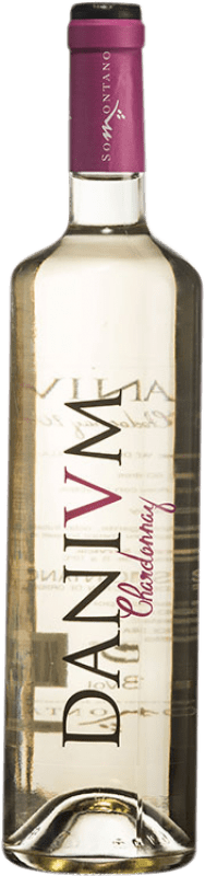 7,95 € Envío gratis | Vino blanco Obergo Danivm D.O. Somontano Aragón España Chardonnay Botella 75 cl