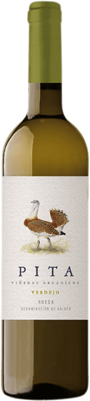 11,95 € 送料無料 | 白ワイン Pita Dominio de Verderrubí Crianza — クリアンサ D.O. Rueda カスティーリャ・イ・レオン スペイン Verdejo — ベルデホ Eco — エコ ビオ オーガニック 75 cl