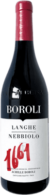 27,95 € Free Shipping | Red wine Boroli 1661 D.O.C. Langhe Italy Nebbiolo Bottle 75 cl