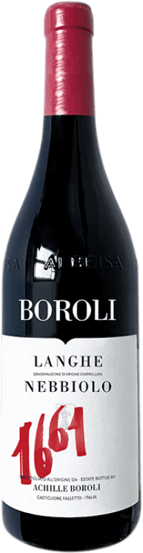 27,95 € 免费送货 | 红酒 Boroli 1661 D.O.C. Langhe 意大利 Nebbiolo 瓶子 75 cl