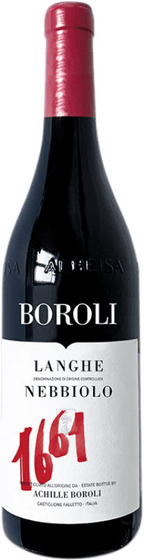19,95 € Free Shipping | Red wine Boroli 1661 D.O.C. Langhe Italy Nebbiolo Bottle 75 cl