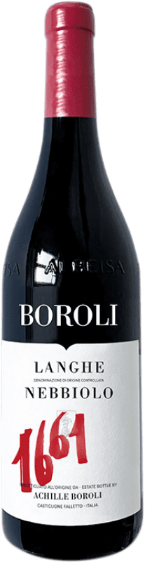27,95 € Envío gratis | Vino tinto Boroli 1661 D.O.C. Langhe Italia Nebbiolo Botella 75 cl