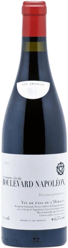 27,95 € Spedizione Gratuita | Vino rosso Boulevard Napoléon Grenache Noir I.G.P. Vin de Pays de l'Hérault Linguadoca-Rossiglione Francia Grenache Tintorera Bottiglia 75 cl