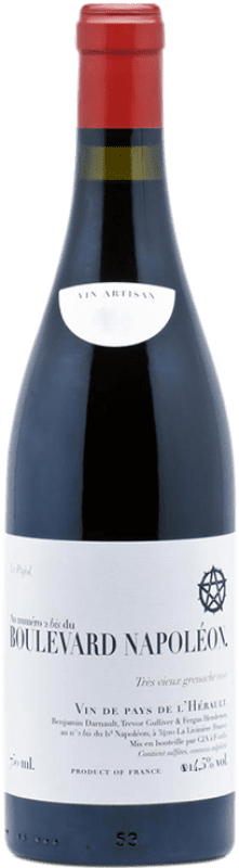 25,95 € Envío gratis | Vino tinto Boulevard Napoléon Grenache Noir I.G.P. Vin de Pays de l'Hérault Languedoc-Roussillon Francia Garnacha Tintorera Botella 75 cl