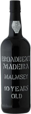 57,95 € Envío gratis | Vino Generoso Fortificado Broadbent Malmsey I.G. Madeira Madeira Portugal Malvasía 10 Años Botella 75 cl