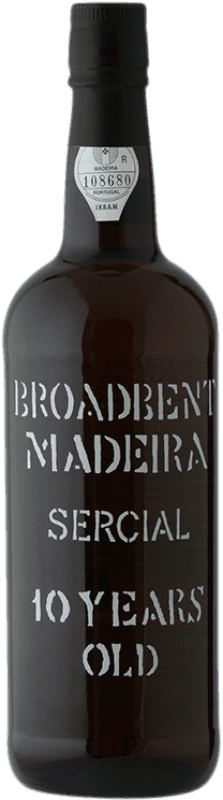 54,95 € Free Shipping | Fortified wine Broadbent I.G. Madeira Madeira Portugal Sercial 10 Years Bottle 75 cl