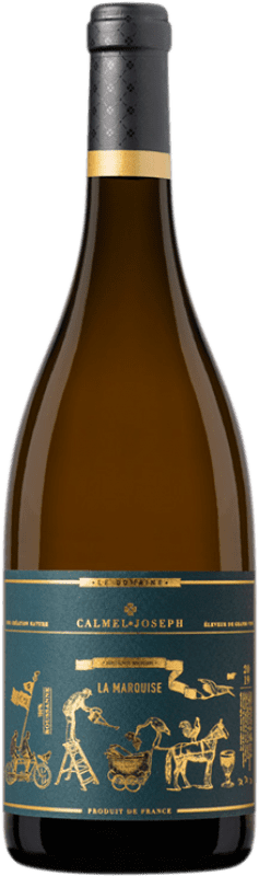 27,95 € 送料無料 | 白ワイン Calmel & Joseph La Marquise I.G.P. Vin de Pays d'Oc ラングドックルシヨン フランス Roussanne, Grenache Grey ボトル 75 cl