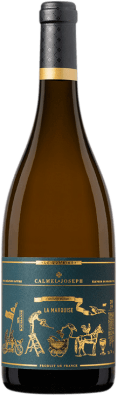 21,95 € Kostenloser Versand | Weißwein Calmel & Joseph La Marquise I.G.P. Vin de Pays d'Oc Languedoc-Roussillon Frankreich Roussanne, Grenache Grau Ökologisch Flasche 75 cl