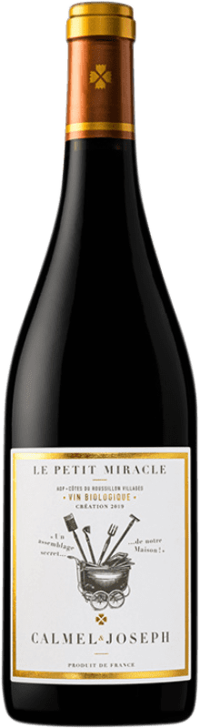 14,95 € Kostenloser Versand | Rotwein Calmel & Joseph Le Petit Miracle A.O.C. Côtes du Roussillon Occitania Frankreich Syrah, Grenache, Carignan, Mourvèdre Ökologisch Flasche 75 cl