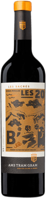 16,95 € 免费送货 | 红酒 Calmel & Joseph Les Sacrés Rébus Rouge I.G.P. Vin de Pays Languedoc 朗格多克 法国 Syrah, Grenache, Mourvèdre 瓶子 75 cl