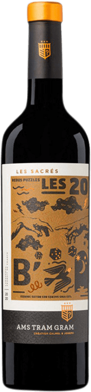 17,95 € Envío gratis | Vino Tinto Calmel & Joseph Les Sacrés Rébus I.G.P. Vin de Pays Languedoc Languedoc Francia Syrah, Garnacha, Mourvèdre Botella 75 cl