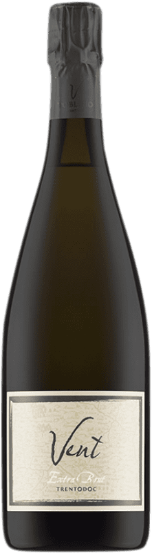 39,95 € Envío gratis | Espumoso blanco Cantina Toblino Vent Extra Brut D.O.C. Trento Italia Chardonnay Botella 75 cl