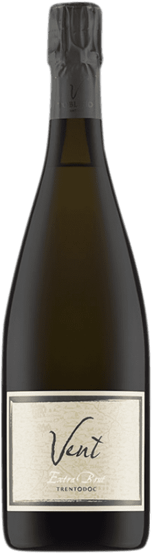 39,95 € Free Shipping | White Sparkling Wine Cantina Toblino Vent Extra Brut D.O.C. Trento Italy Chardonnay Bottle 75 cl
