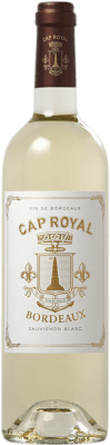 9,95 € Envio grátis | Vinho branco Cap Royal Blanc A.O.C. Bordeaux Bordeaux França Sauvignon Branca Garrafa 75 cl