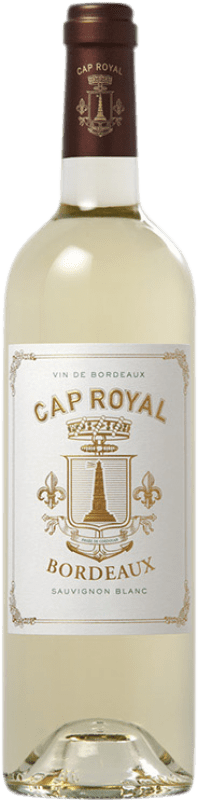 9,95 € 免费送货 | 白酒 Cap Royal Blanc A.O.C. Bordeaux 波尔多 法国 Sauvignon White 瓶子 75 cl